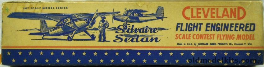 Cleveland Luscombe Silvaire Sedan - 30 Inch Wingspan Rubber / Gas / CO2 Flying Aircraft, IT 112 plastic model kit